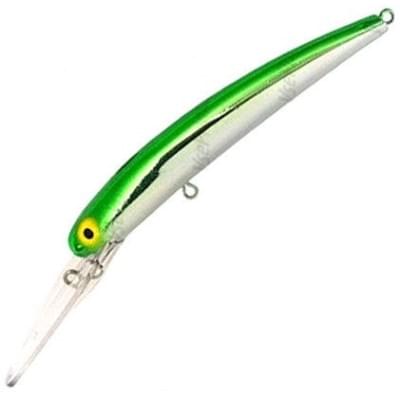 Воблер Bay Rat Long Drive 130F 13,2гр. green chrome