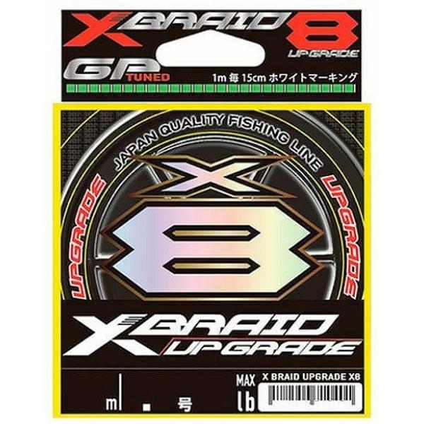 Шнур X-Braid Upgrade PE X8 150m light green/white #0.8 16lb 0.148mm 7.2kg