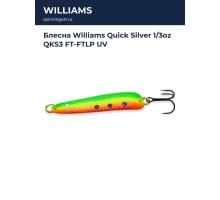 Блесна Williams Quick Silver 1/3oz QKS3 FT-FTLP UV