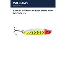 Блесна Williams Wabler 3/4oz W60 TC-TGCL UV