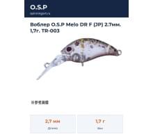 Воблер O.S.P Melo DR F (JP) 2.7мм. 1,7г. TR-003