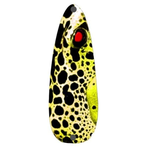 Блесна Pelican Flutter Spoon S (81мм., 9.5гр.) Nature Series Rainbow Darter