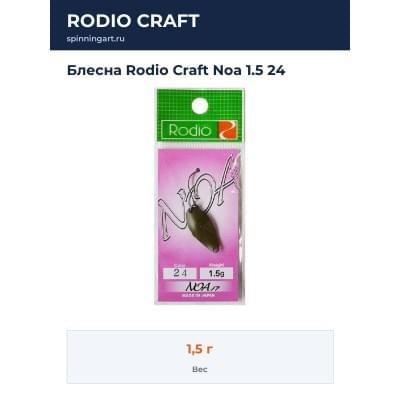 Блесна Rodio Craft Noa 1.5 24