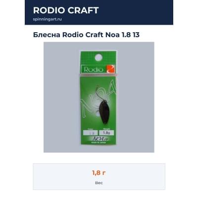 Блесна Rodio Craft Noa 1.8 13