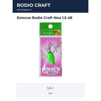 Блесна Rodio Craft Noa 1.5 48