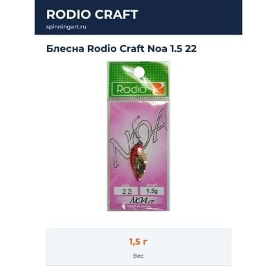 Блесна Rodio Craft Noa 1.5 22