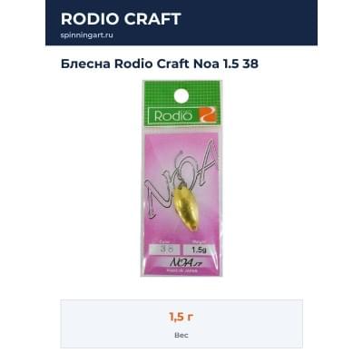 Блесна Rodio Craft Noa 1.5 38