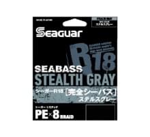Шнур Seaguar Kureha PE X8 R18 Seabass Stealth Gray 200m #1.5 27lb 0.205m 12.2kg