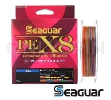 Шнур Seaguar Kureha PE X8 Grandmax 200m multicolor #3 48lb 0.285mm 21.8kg