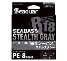 Шнур Seaguar Kureha PE X8 R18 Seabass Stealth Gray 150m #1 19lb 0.165m 8.6kg