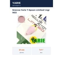 Блесна Yarie T-Spoon Limited 1.4gr N03