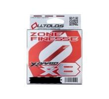 Шнур X-Braid Olltolos WX8 Zone Finesse red/white 100m #1.5 30lb 0.205mm 13.7kg
