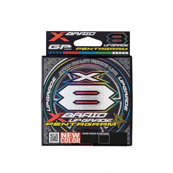 Шнур X-Braid Upgrade Pentagram X8 150m multicolor #0.5 12lb 0.117mm 5.4kg