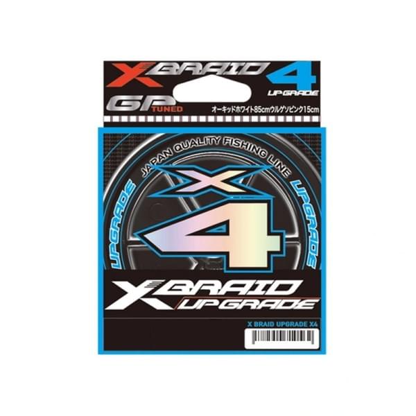 Шнур X-Braid Upgrade PE X4 3Color 120m multicolor #0.6 12lb 0.128mm 5.4kg