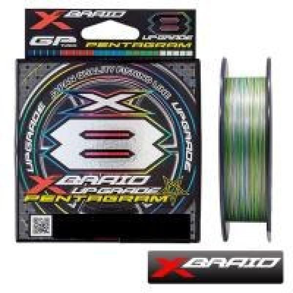 Шнур X-Braid Upgrade Pentagram X8 150m multicolor #0.6 14lb 0.128mm 6.3kg