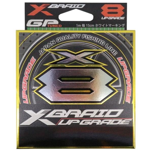 Шнур плетёный YGK X-Braid Upgrade X8 200м. #0.6 (14lb light green/white