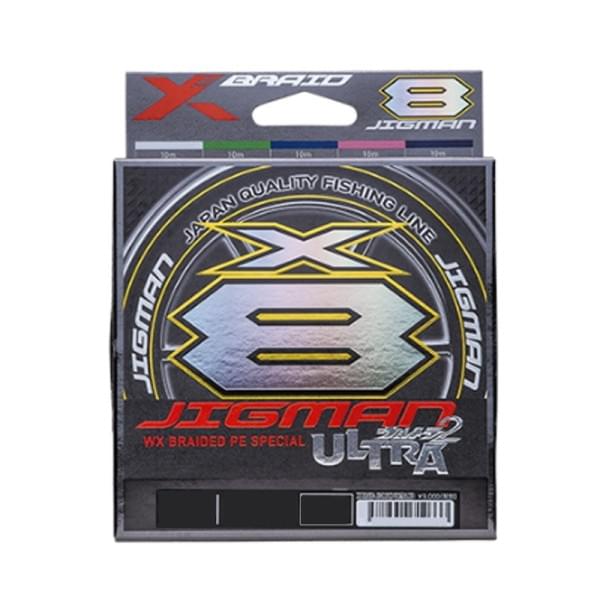 Шнур X-Braid Jigman Ultra X8 200m multicolor #0.8 16lb 0.148mm 7.3kg