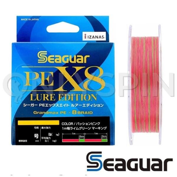 Шнур Seaguar Kureha PE X8 Lure Edition 150m multicolor #1.5 26lb 0.205mm 11.8kg