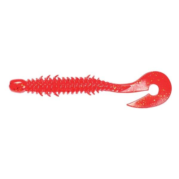 Твистер Jackall Wobbring 2,5" (10 шт.) цв. red gold flake