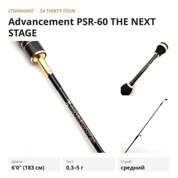 Спиннинг Thirty34Four Advancement PSR-60 The Next Stage