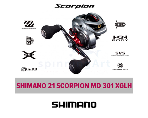 Катушка Shimano Scorpion MD 301XGLH