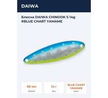 Блесна DAIWA CHINOOK S 14g #BLUE CHART YAMAME