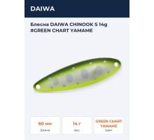 Блесна DAIWA CHINOOK S 14g #GREEN CHART YAMAME