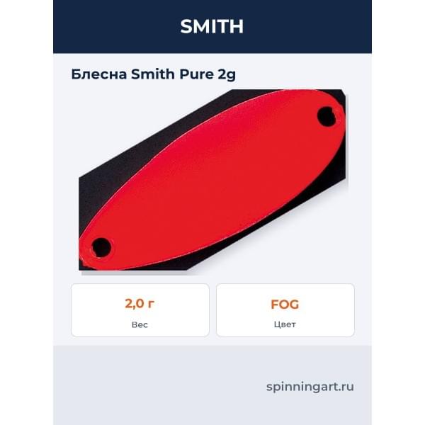 Блесна Smith Pure 2g