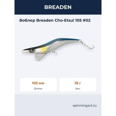 Воблер Breaden Cho-Etsu! 105 #02