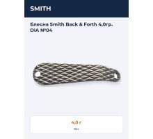 Блесна Smith Back & Forth 4,0гр. DIA №04
