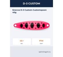 Блесна D-3 Custom Customspoon 40g