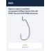 Крючок офсетный BKK Armorpoint-Offset Worm WG-HD 10/0# (3шт) (A-EW-8160) блистер