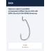 Крючок офсетный BKK Armorpoint-Offset Worm WG-HD 6/0# (4шт) (A-EW-8156) блистер