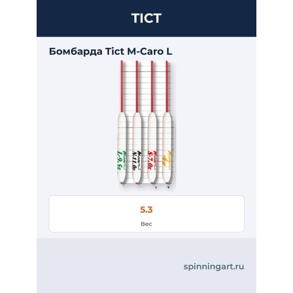 Бомбарда Tict M-Caro L
