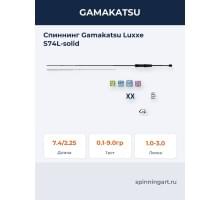 Спиннинг Gamakatsu Luxxe S74L-solid