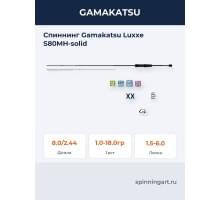 Спиннинг Gamakatsu Luxxe S80MH-solid