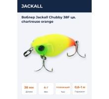 Воблер Jackall Chubby 38F цв. chartreuse orange