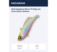 Виб Megabass Biran 70 20gr pm chart black rainbow