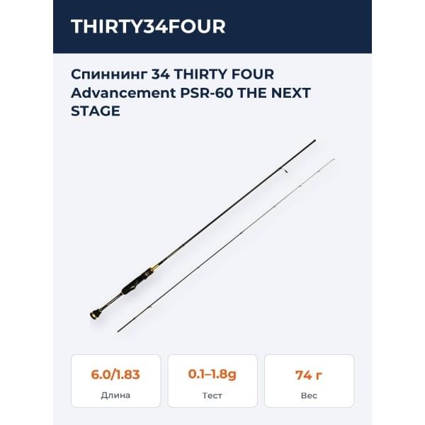 Спиннинг Thirty34Four Advancement PSR-60 The Next Stage