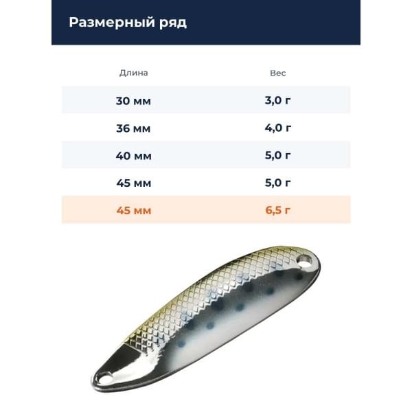 Блесна Smith D-S Line 45мм. 6,5гр. №03