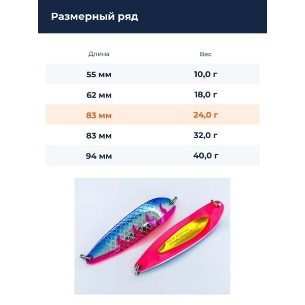 Блесна Smith Buch Japan 24,0гр. №S12
