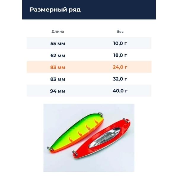 Блесна Smith Buch Japan 24,0гр. №S15
