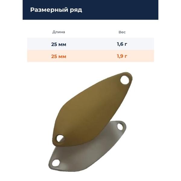 Блесна Smith Essential 25мм. 1,9гр. №08