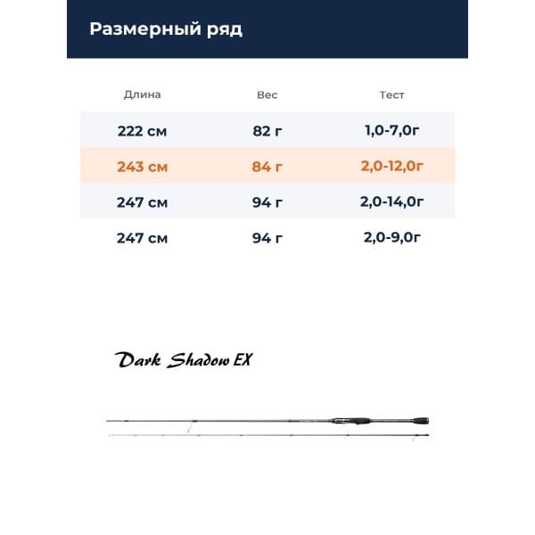 Спиннинг Smith Dark Shadow DSEX-710