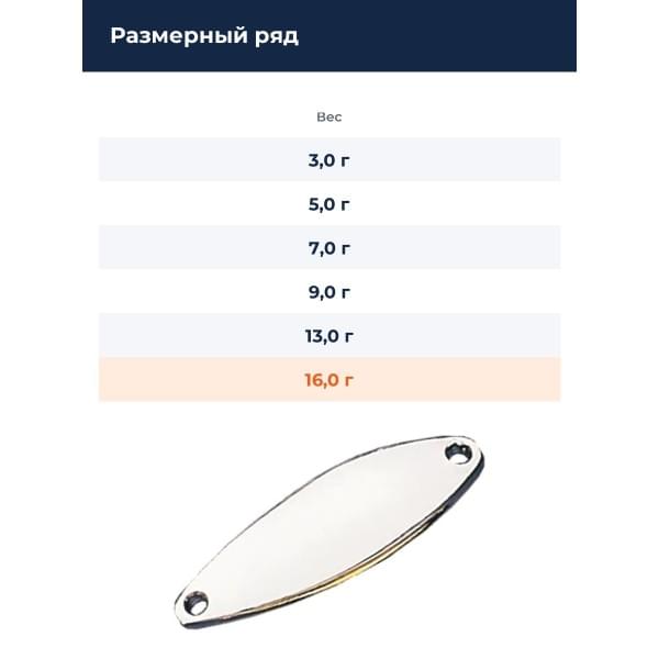Блесна Smith Heaven 16,0гр. №01S