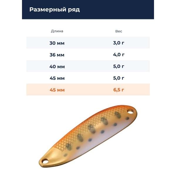 Блесна Smith D-S Line 45мм. 6,5гр. №11