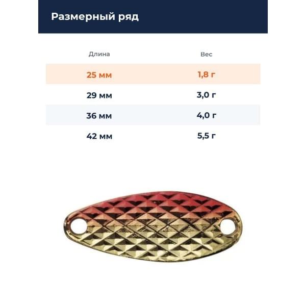 Блесна Smith Drop DIA 1,8гр. №03G