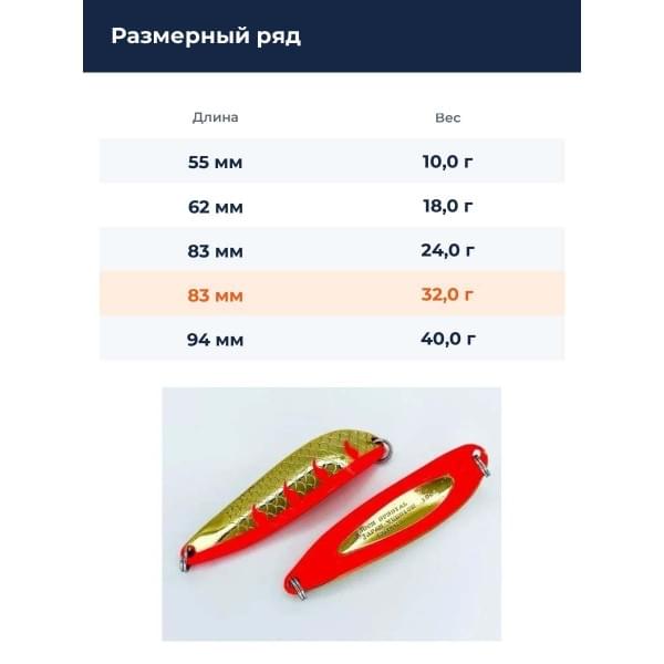 Блесна Smith Buch Japan 32,0гр. №02