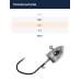 Джиг-головка BKK Refrax Jig - White (A-EA-3713) 3/16oz - 1/0# (3шт)