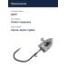 Джиг-головка BKK Refrax Jig - White (A-EA-3867) - 1/8oz - 3/0# (3шт)